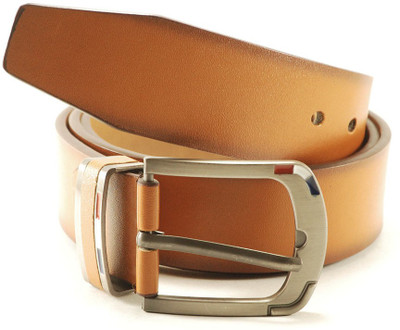 

The Rhino Men Casual, Evening, Party Tan Artificial Leather Belt