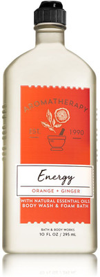 

Bath & Body Works Aromatherapy Energy Orange Ginger Foam Bath & Body Wash(295 ml)