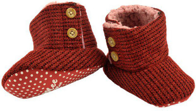 

MeeMee Booties(Toe to Heel Length - 1 cm Maroon)