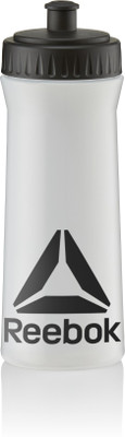 

REEBOK Water Bottle - 500ml - Clear/Black 500 ml Sipper(Pack of 1, Clear, Black)