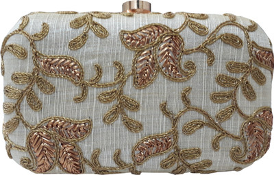 

HimalayaHandicraft Casual Beige Clutch
