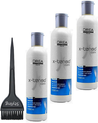 styling Of Hair Brush, X-tenso Care Hair Shampoo 230ml Pack Of 3(Set of 4)