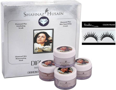 

Studio Fix Combo Eyelashes&Shahnaz Husain Diamond Skin Radiance Facial Kit 40 gm(Set of 2)