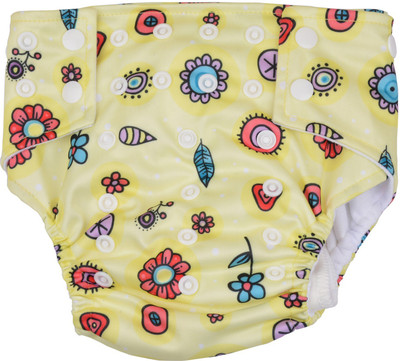

BabyCenterIndia Reusable Cloth Diaper For Heavy Absorbency : Yellow Color - M