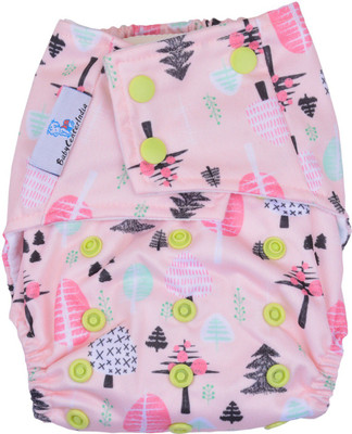 

BabyCenterIndia Reusable Cloth Diaper For Heavy Absorbency : Pink Color - M