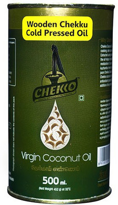 

chekko Cold Pressed, Virgin Coconut Oil Tin(500 ml)