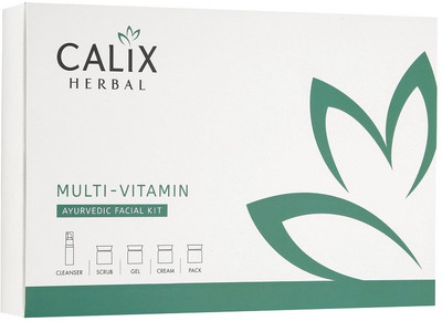 

Calix Herbal Multi-Vitamin Ayurvedic Facial Kit Moisture Locking Boon Enriched with Vegetable and Almond Oil 50 g