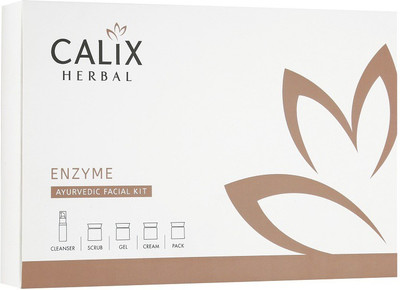 

Calix Herbal Enzyme Ayurvedic Facial Kit Cell Repair and Care Enriched with Papaya and Golden Apple Enzyme 50 g