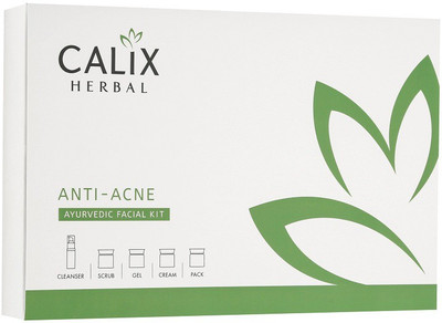 

Calix Herbal Anti-Acne Ayurvedic Facial Kit Oil Balancing with Corrective Enriched with Neem and Honey 50 g