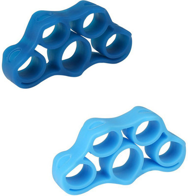 

SYGA Set of 2 Silicone Finger Stretcher Hand Resistance BandsHand Extensor ExerciserFinger Trainer Gripper Set for Relieve Joint Pain, Injury Rehabilitation, Relax (Assorted Colors) Hand Grip/Fitness Grip(Blue)
