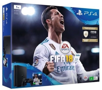 

Sony PlayStation 4 (PS4) Slim 1 TB GB with Fifa 18(Jet Black)