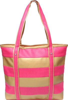 

Lifestyle Fashion Hand-held Bag(Pink, Gold), Gold;pink