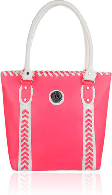 

Leather Land Shoulder Bag(Pink, White)