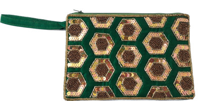 

HimalayaHandicraft Pouch Potli(Green)