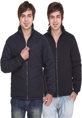 48% OFF on Trufit Full Sleeve Solid Men's Reversible Jacket