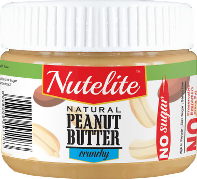 

Nutelite Peanut Butter (No Sugar) Crunchy 340g 340 g
