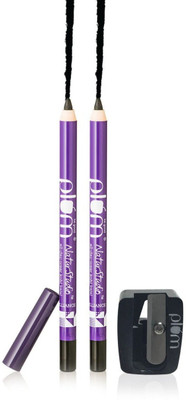 

Plum NaturStudio All-Day-Wear Kohl Kajal Twin Pack (pack of 2)(Black Brilliance, 1.2 g)