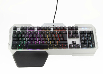 

Shrih SHF-2901 Wired USB Gaming Keyboard(White, Black), Black;white