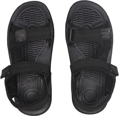 

HMT Boys & Girls Velcro Sports Sandals(Black