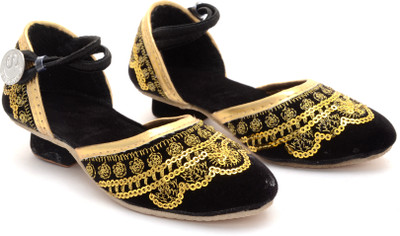 

Little Palz Girls Sling Back Heels(Black