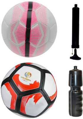 

M ART Mercurial White + Pitchciento Football+PUMP+SIPPER , Combo Football Kit