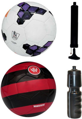 

M ART PL Purple + Western Sydney Football+PUMP+SIPPER, Combo Football Kit