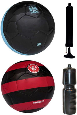 

M ART City Black + Western Sydney Football+PUMP+SIPPER, Combo Football Kit