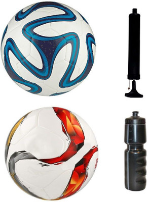 

M ART Brazuca Blue + Torfabrik Multi Football+PUMP+SIPPER, Combo Football Kit