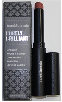 

Bare Escentuals Bareminerals Purely Brilliant Lipcolor Lush Nude(Brown)
