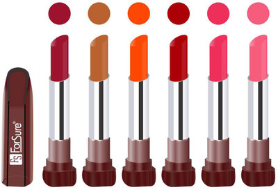 

Forsure Matte Lipstick Multi color Combo No-30 (Set Of 6 pcs)(Multicolor)