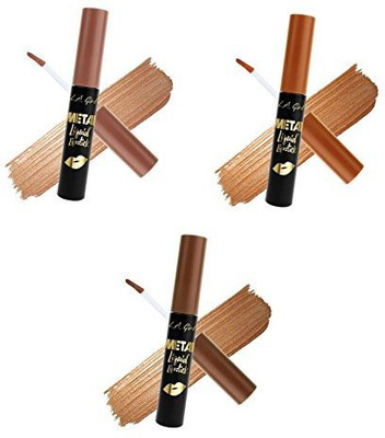 

L.A. Girl Metal Liquid Lipstick Champagne Golden Satin Gold(Brown)