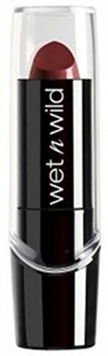 Wet n Wild Wnw Lipstick CA Sf Drk Size O Wet & Wild Silk Finish Lipstick CA Dark Wine(Maroon)