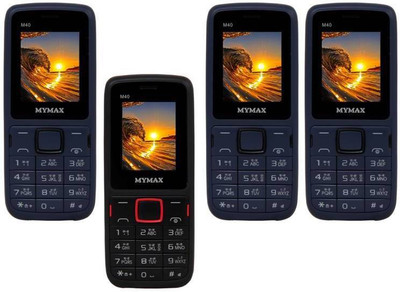 

Mymax M40 Combo of Four Mobiles(Blue&Black$$Black&Red$$Blue&Black$$Blue&Black)
