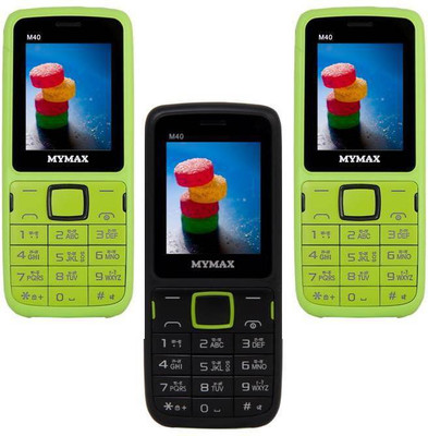 

Mymax M40 Combo of Three Mobiles(Green&Black$$Black&Green$$Green&Black)