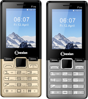 

Snexian Fire Combo of Two Mobiles(Champagne & Grey)