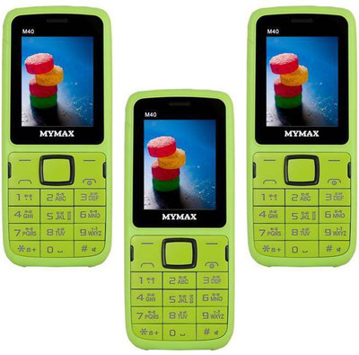 

Mymax M40 Combo of Three Mobiles(Green&Black$$Green&Black$$Green&Black)