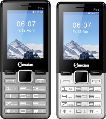 

Snexian Fire Combo of Two Mobiles(Grey & Silver)