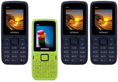 

Mymax M40 Combo of Four Mobiles(Blue&Black$$Green&Black$$Blue&Black$$Blue&Black)