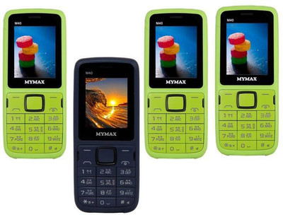 

Mymax M40 Combo of Four Mobiles(Green&Black$$Blue&Black$$Green&Black$$Green&Black)