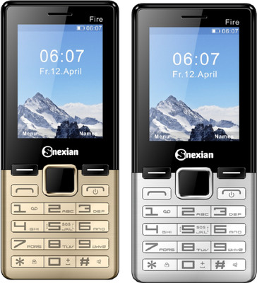 

Snexian Fire Combo of Two Mobiles(Champagne & Silver)