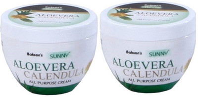 

Bakson's Sunny Aloevera Calendula All Purpose Cream 125 gms [ Pack of 2] [250gms,125gX2](250 g)