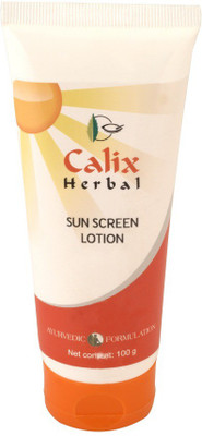 

Calix Herbal Carrot Sun Screen Lotion for PIgmentation Control, Moisturization and Brightening Complexion(100 ml)