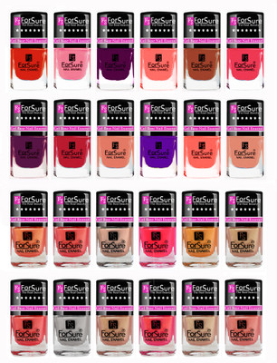 

Forsure Modern Shades Shining Nail Polish Combo of 24 pcs Brick Nude,Pink,Peach,Red,Naughty Peach,Purple,Voilet,Brown.Mauve,Nude, Nude,Silver,Brown,Peach,Pink(Pack of 24)