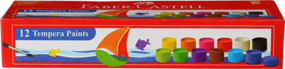 

Faber-Castell 12 Tempera Paints(Set of 12, Assorted)