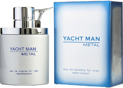 

YACHT MAN METAL SILVER BLUE Eau de Toilette - 100 ml(For Men)