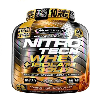 

MT NITROTECH 111450 Whey Protein(1.81 kg, Double Rich Chocolate)