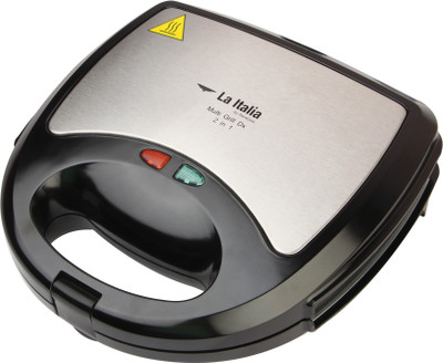 

La Italia by Renesola Multi DX 2 in 1 Grill(Black, Silver)