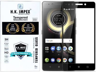 H.K.Impex Edge To Edge Tempered Glass for Lenovo K8 Plus(Pack of 1)