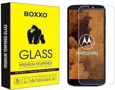 Boxxo Tempered Glass Guard for Motorola Moto G6 Play(Pack of 1)