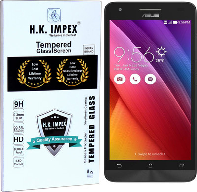 H.K.Impex Tempered Glass Guard for Asus Zenfone Go (5.0),asus zenfone go tempered glass in mobile screen guard(full body cover glass)(Pack of 1)